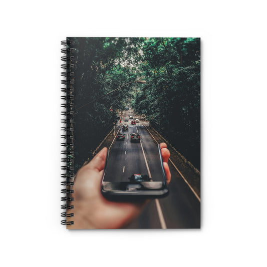 Wanderlust Spiral Notebook - Ruled Lines for Travel Lovers, Journal, Sketchbook, Gift for Adventurers, Road Trip Memories