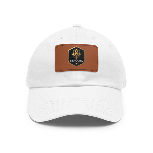 Stylish Dad Hat with Leather Patch - Perfect Gift for Dads designed by nerolux