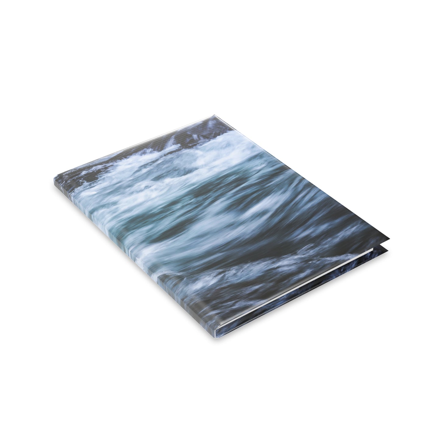 Ocean-Inspired Hardcover Notebook, Nature Journal, Puffy Cover Diary, Water-Themed Sketchbook, Gift for Writers