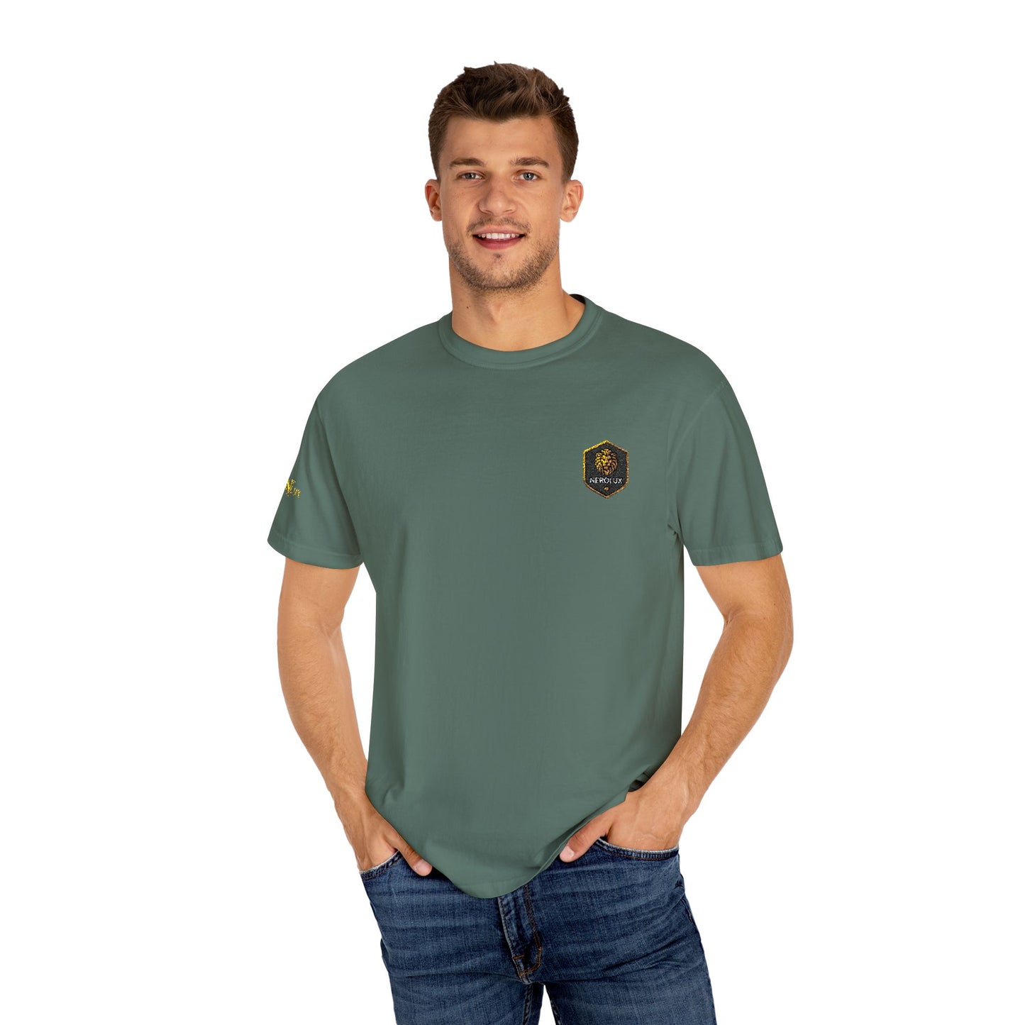 Lion Crest Tee –T-Shirt by NEROLUX DESIGN