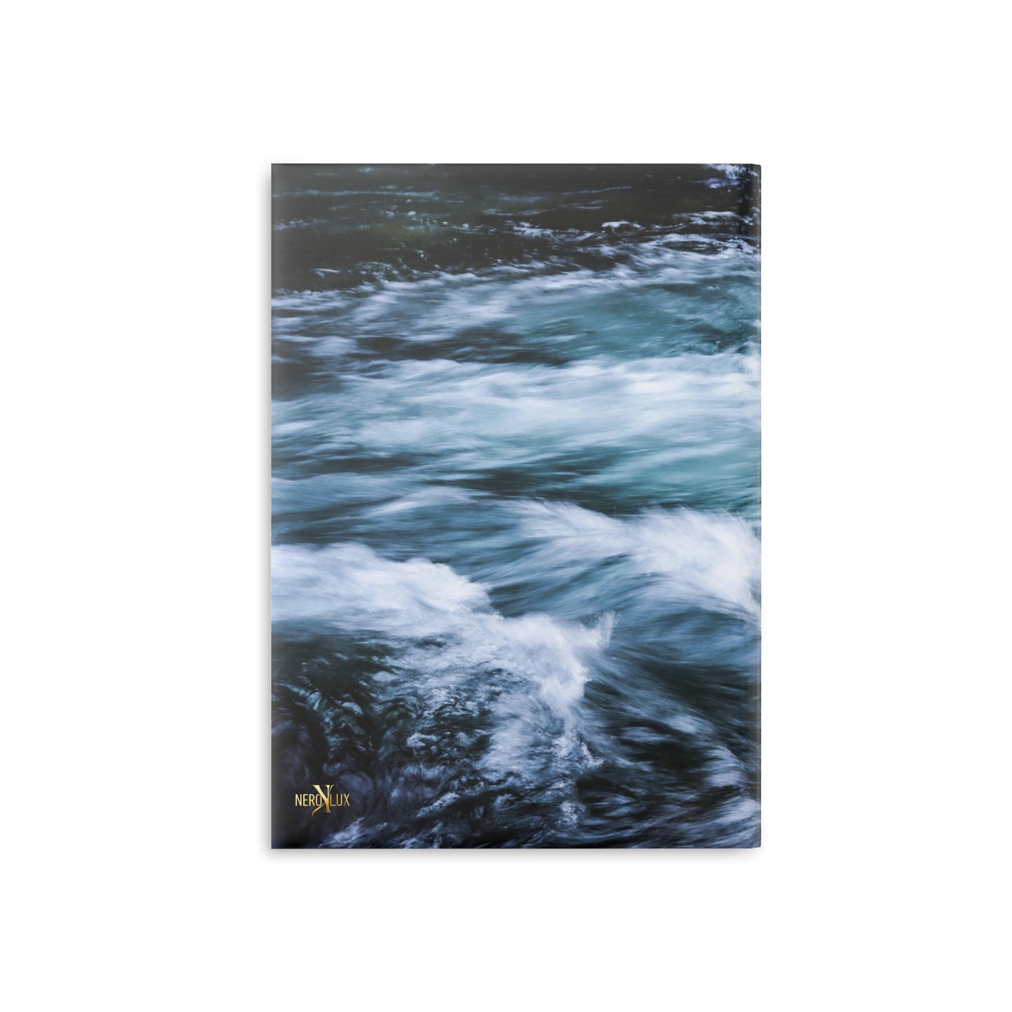 Ocean-Inspired Hardcover Notebook, Nature Journal, Puffy Cover Diary, Water-Themed Sketchbook, Gift for Writers