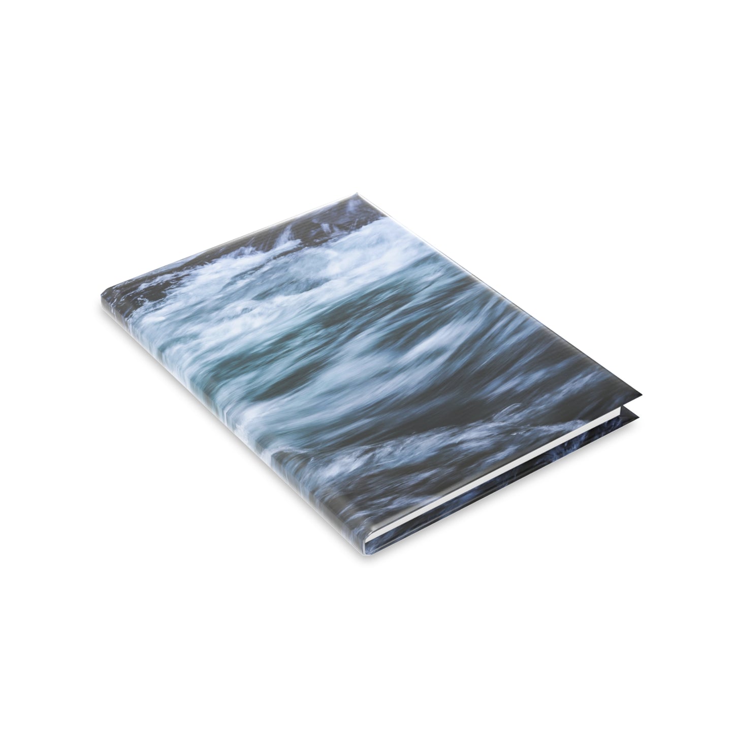 Ocean-Inspired Hardcover Notebook, Nature Journal, Puffy Cover Diary, Water-Themed Sketchbook, Gift for Writers