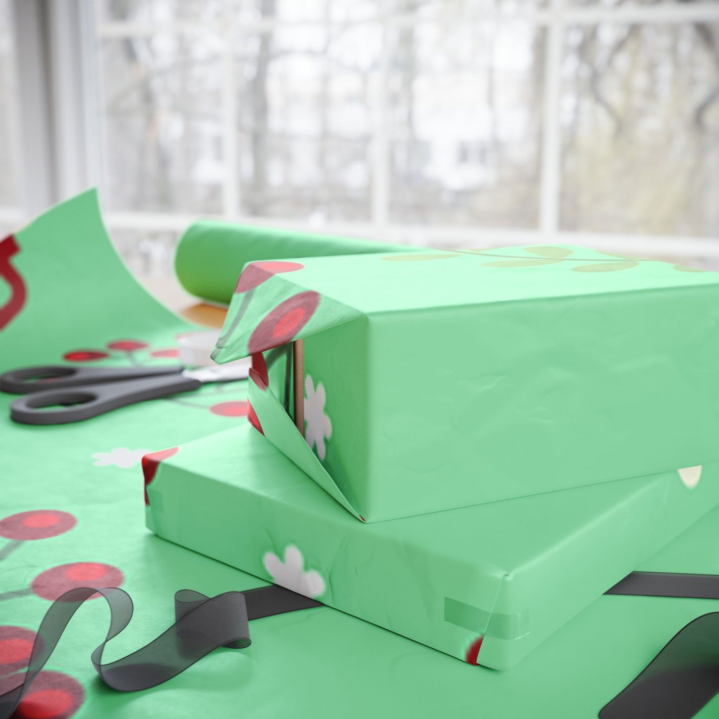 Seasonal Gift Wrap, Fun Holiday Wrapping Paper, Christmas Gift Wrap, Festive Wrapping Paper, Colorful Wrapping Sheets