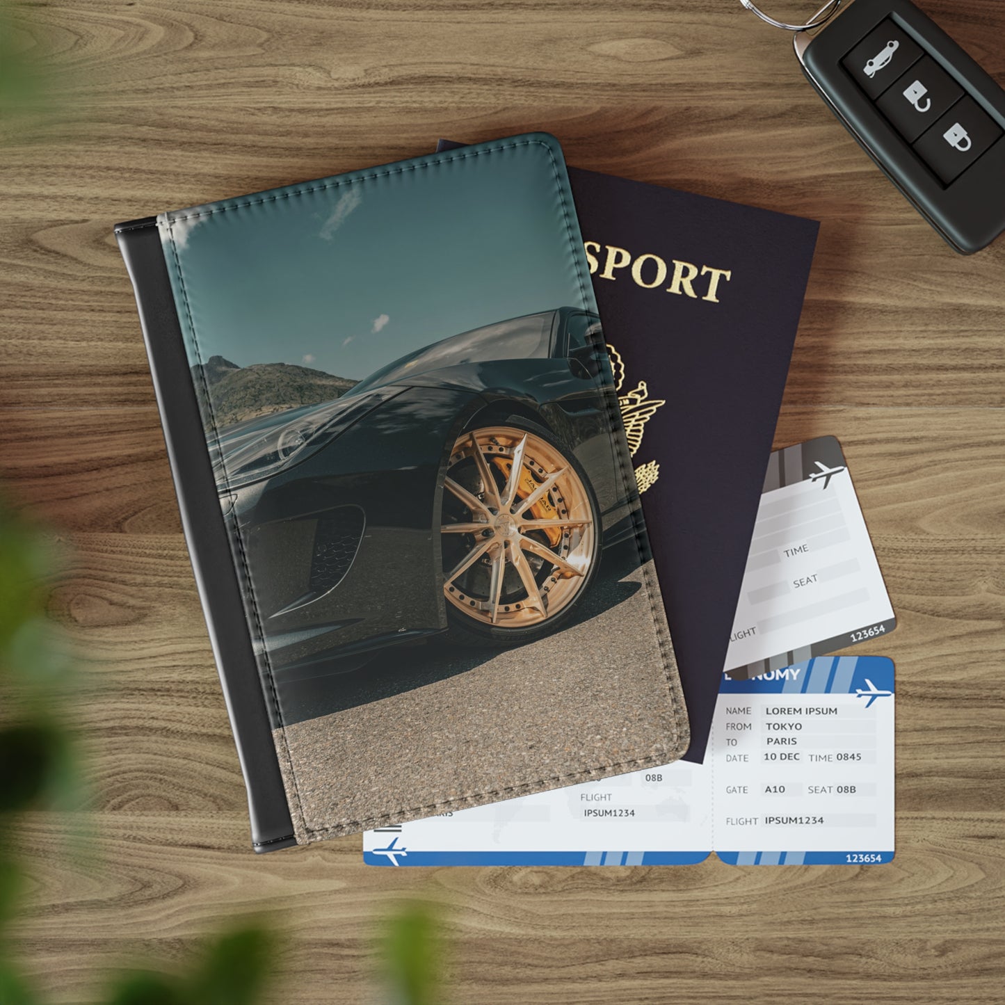 Sleek Passport Cover for Travel Enthusiasts, Leather Passport Holder, Stylish Travel Accessory, Gift for Adventurers, Customizable [...]