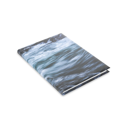 Ocean-Inspired Hardcover Notebook, Nature Journal, Puffy Cover Diary, Water-Themed Sketchbook, Gift for Writers