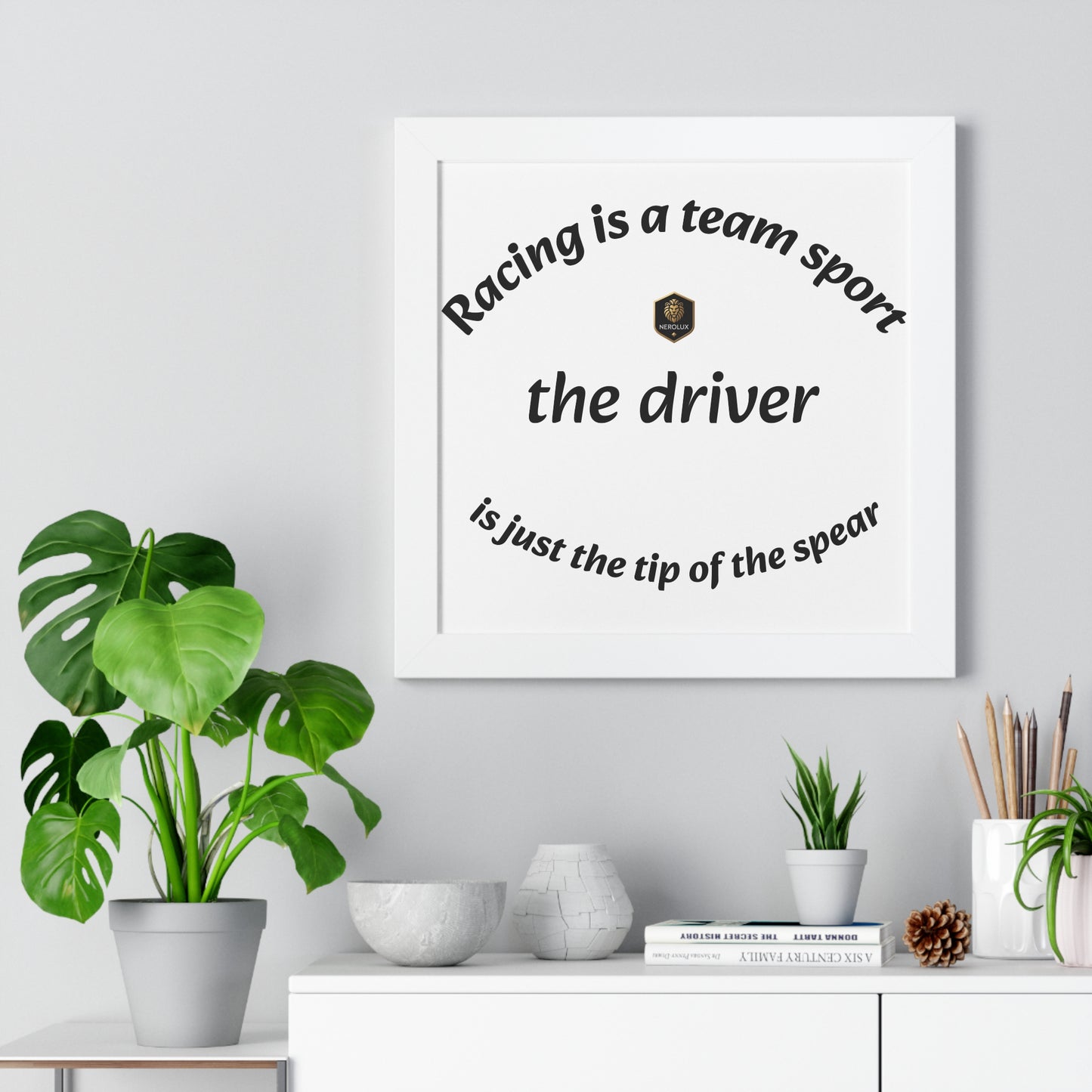 Racing Themed Wall Art, Framed Poster for Car Enthusiasts, Gift for Drivers, Home Decor, Racing Decor, Sports Art, Wall Art Print