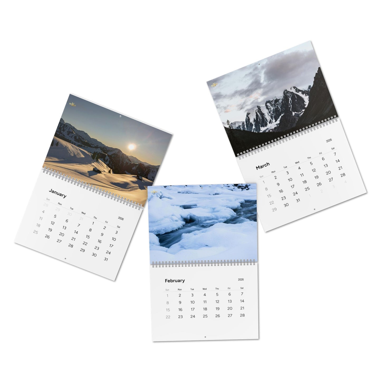 Standard Wall Calendar 2026 | Nature Photography, Monthly Planner, Yearly Organizer, Home & Office Decor