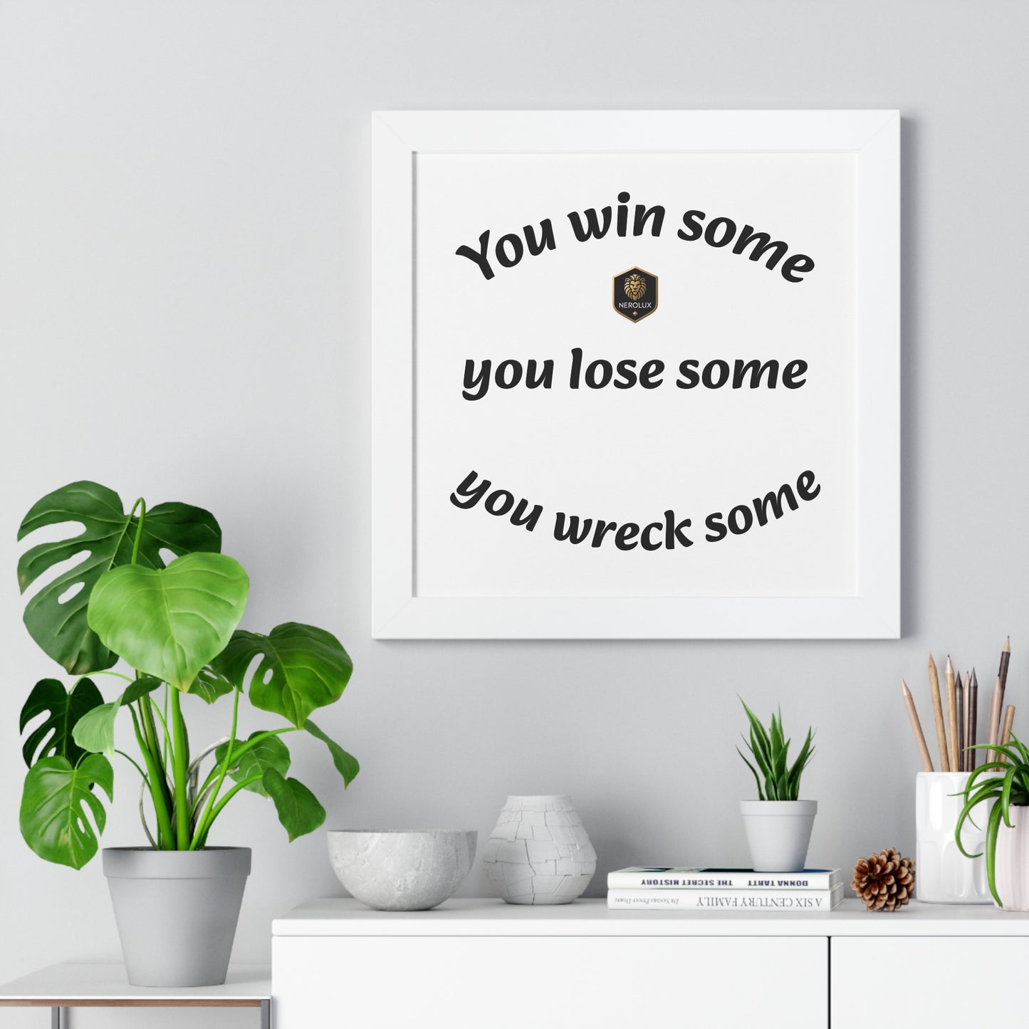 Motivational Wall Art, Framed Inspirational Poster, Home Decor, Man Cave Decor, Gift for Him, Positive Affirmation Print