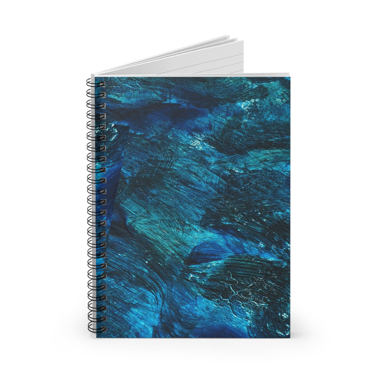 Ocean-Inspired Spiral Notebook - Ruled Line, Journal, Writing Pad, Stationery, Gift for Students, Art Lovers