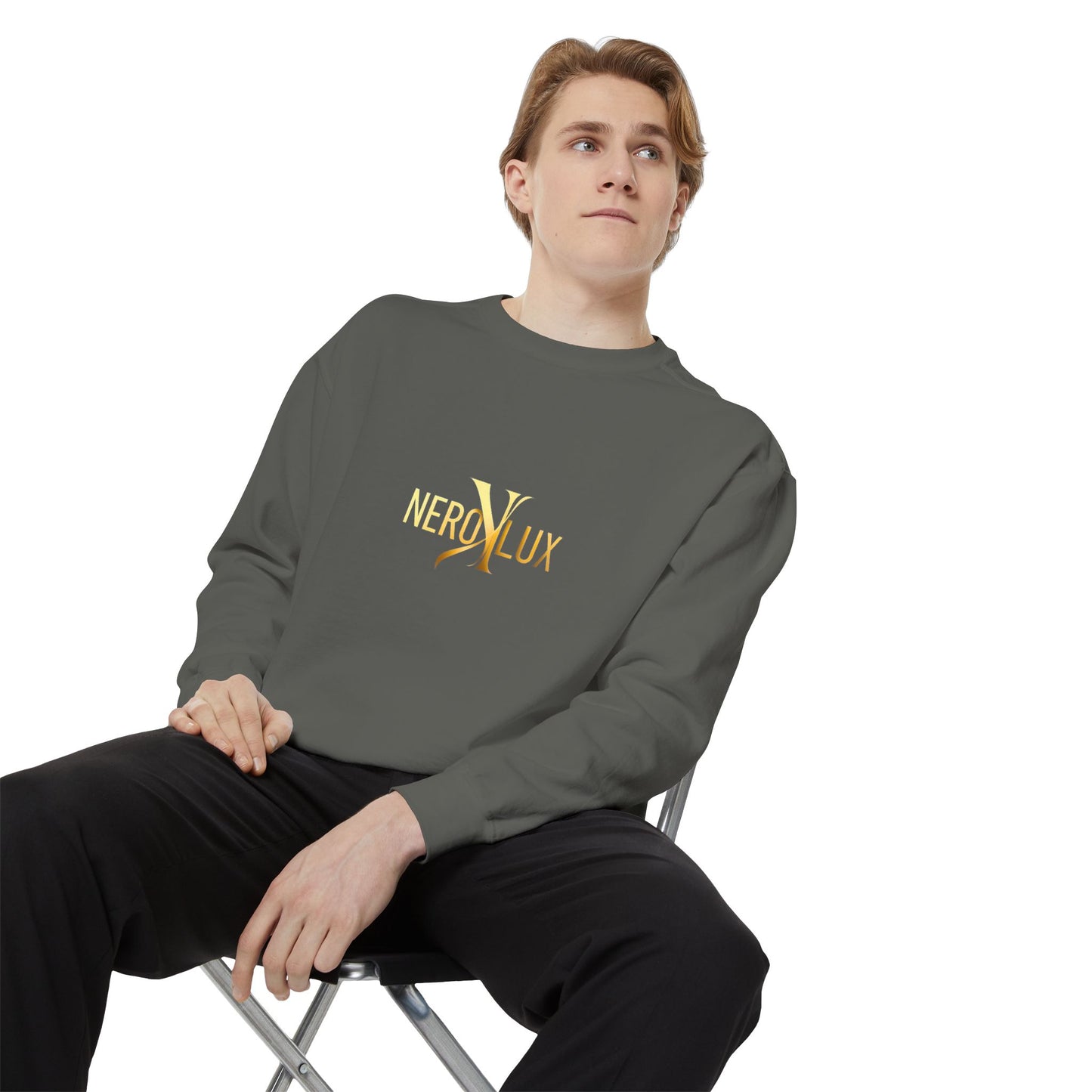 NeroLux Gold Script Sweatshirt