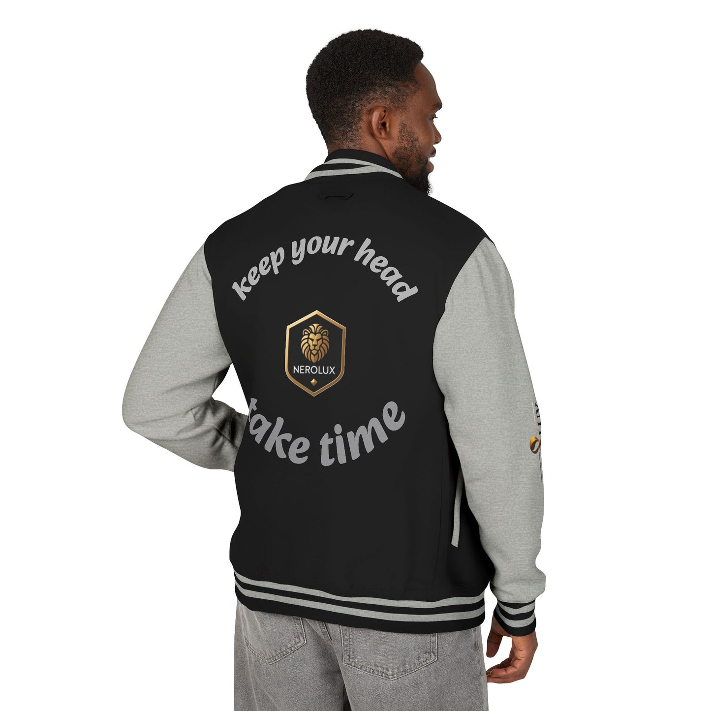 The Letterman Jacket — “Keep Your Head, Take Time” by Nerolux COUTURE