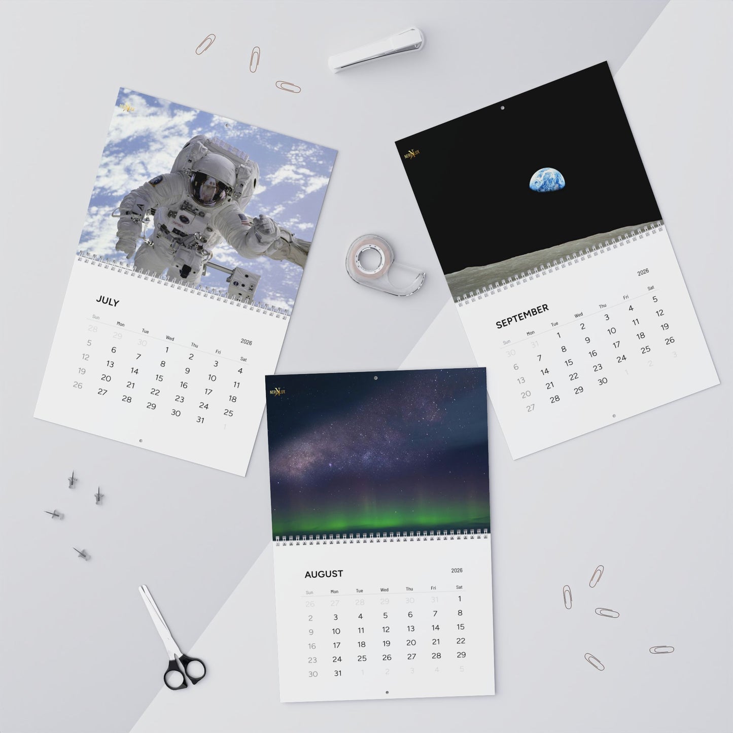 Astronomy Wall Calendar 2026