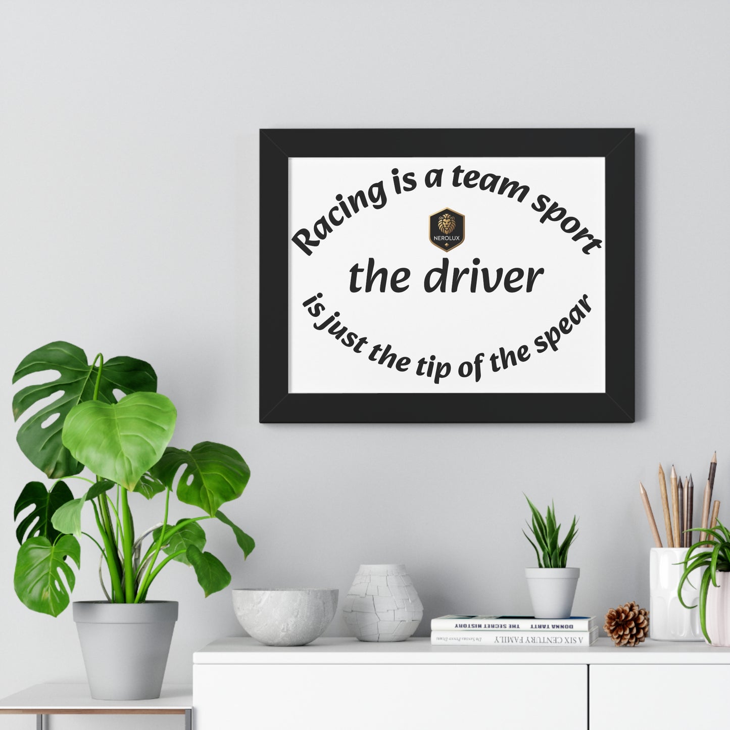 Racing Themed Wall Art, Framed Poster for Car Enthusiasts, Gift for Drivers, Home Decor, Racing Decor, Sports Art, Wall Art Print