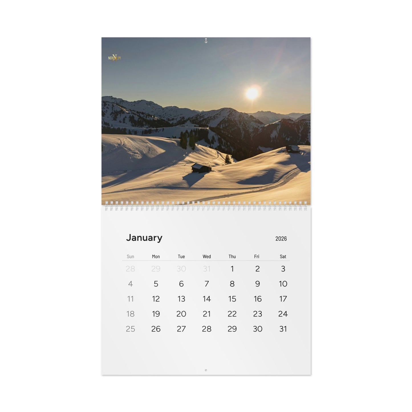 Standard Wall Calendar 2026 | Nature Photography, Monthly Planner, Yearly Organizer, Home & Office Decor