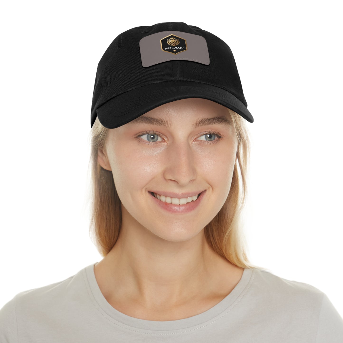 Stylish Dad Hat with Leather Patch - Perfect Gift for Dads designed by nerolux