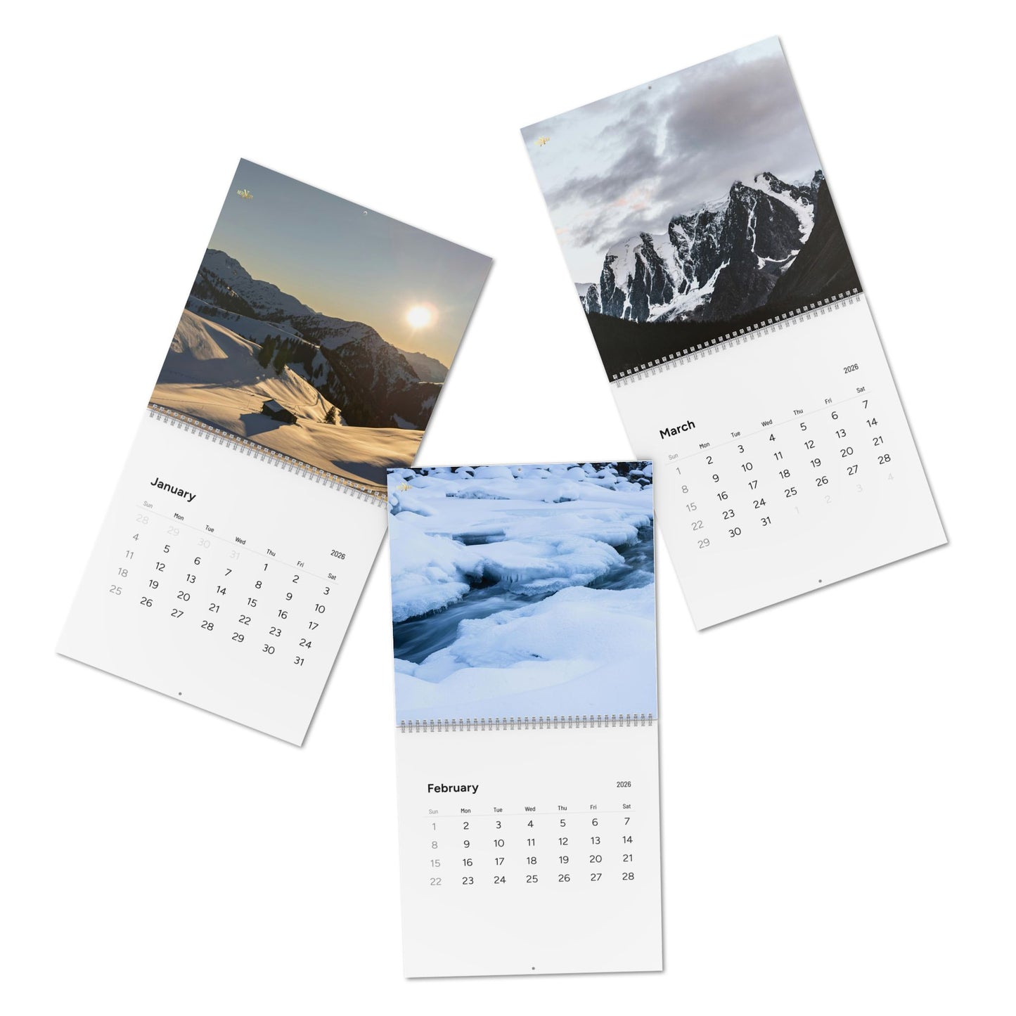 Standard Wall Calendar 2026 | Nature Photography, Monthly Planner, Yearly Organizer, Home & Office Decor