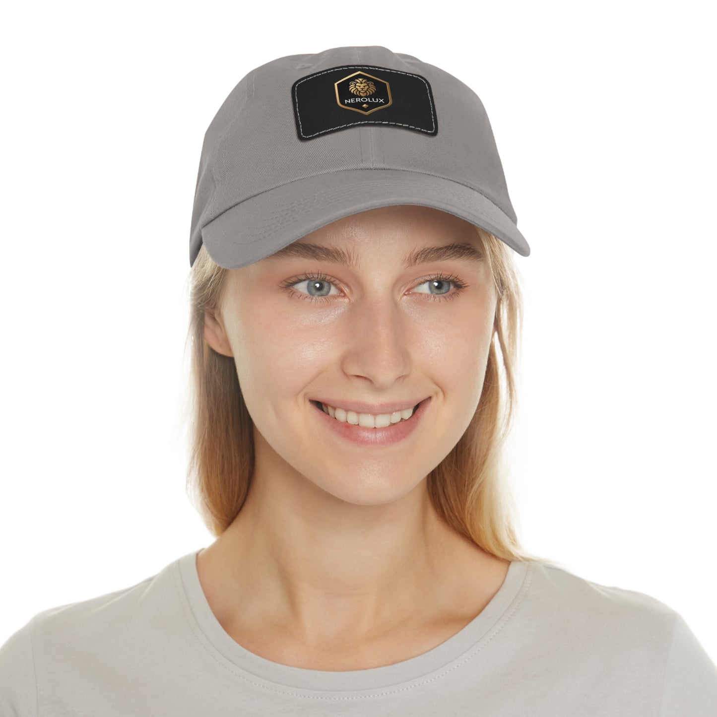 Stylish Dad Hat with Leather Patch - Perfect Gift for Dads designed by nerolux