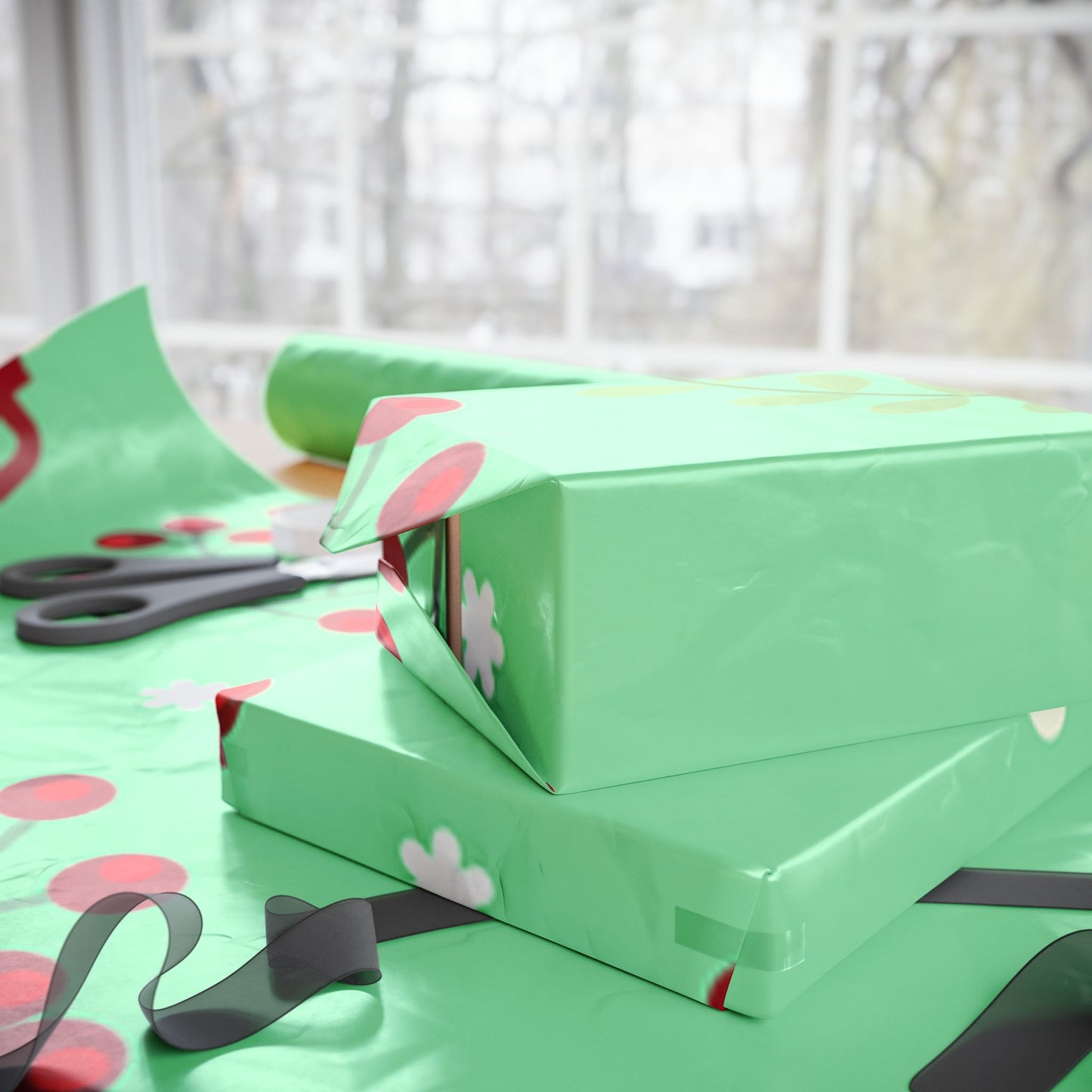 Seasonal Gift Wrap, Fun Holiday Wrapping Paper, Christmas Gift Wrap, Festive Wrapping Paper, Colorful Wrapping Sheets