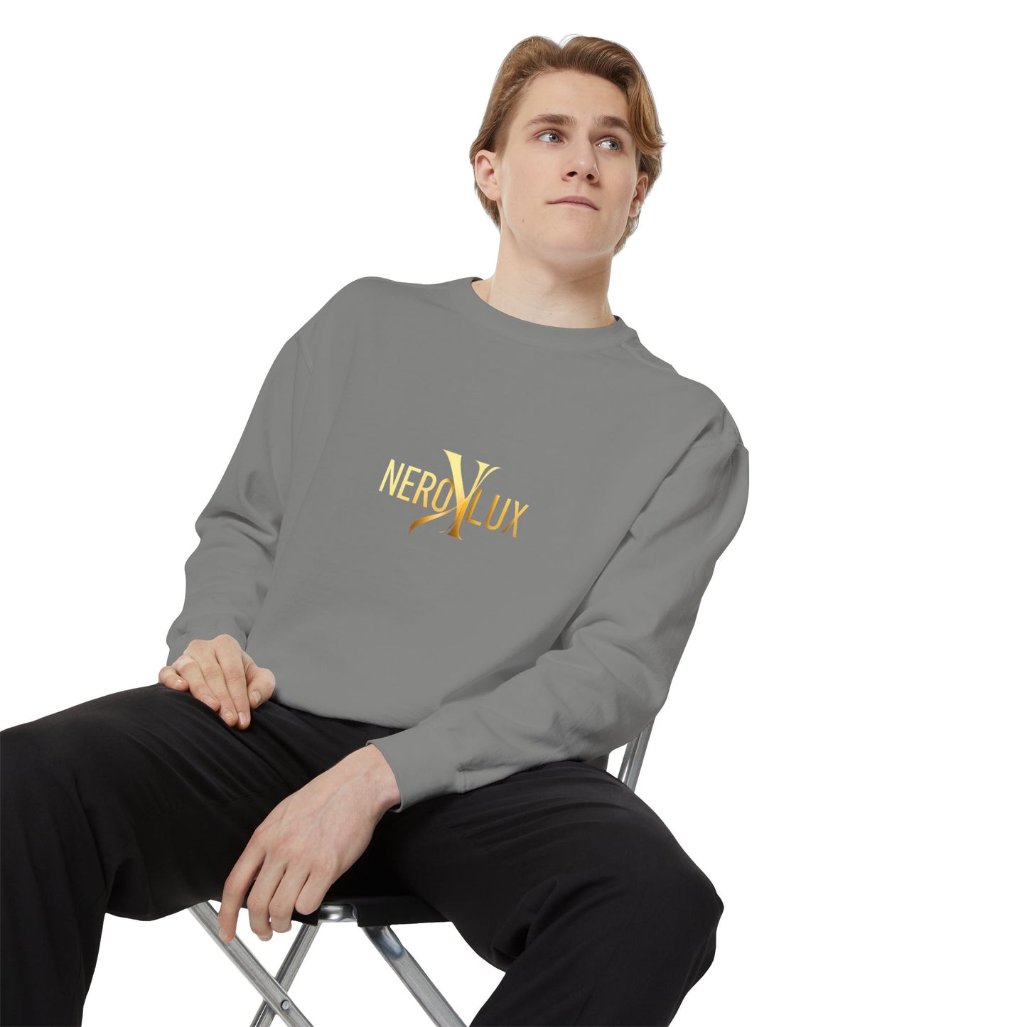 NeroLux Gold Script Sweatshirt