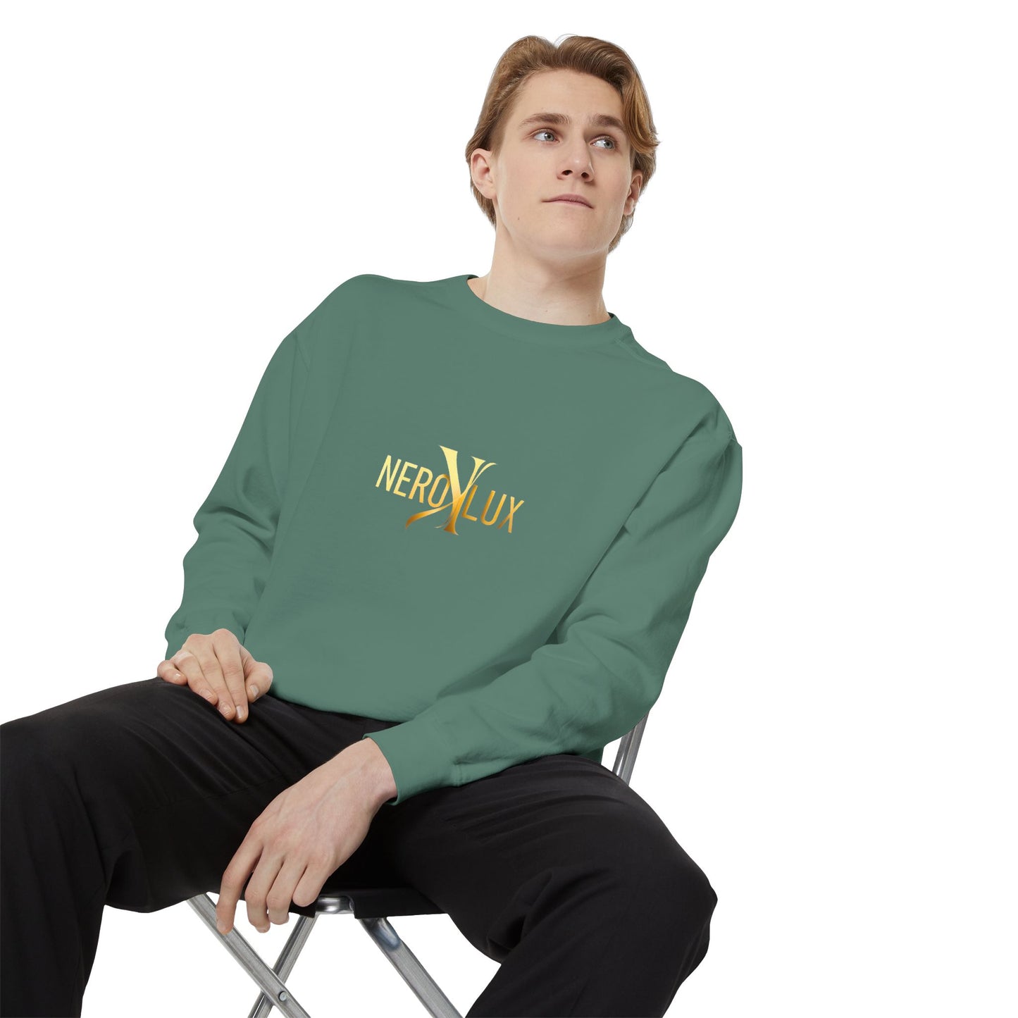 NeroLux Gold Script Sweatshirt