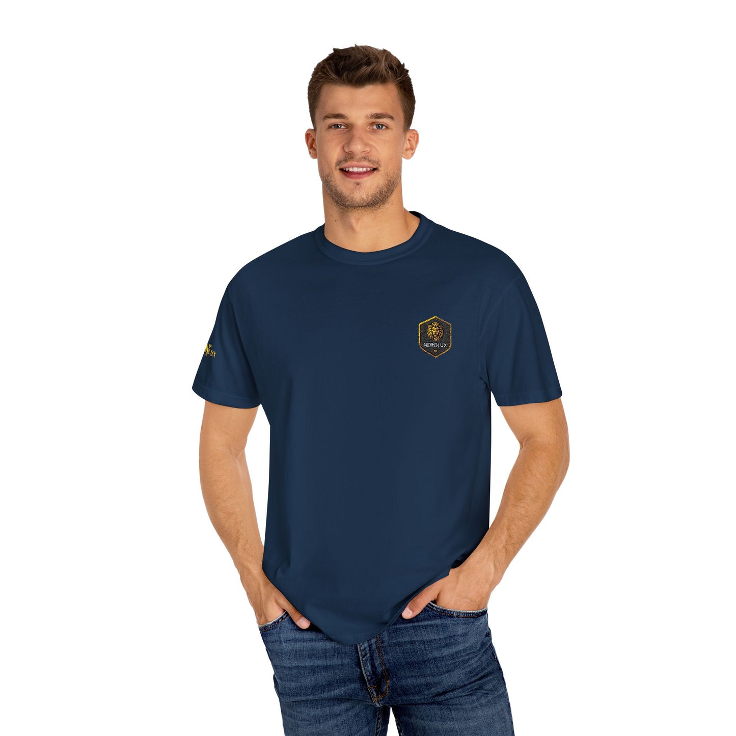 Lion Crest Tee –T-Shirt by NEROLUX DESIGN