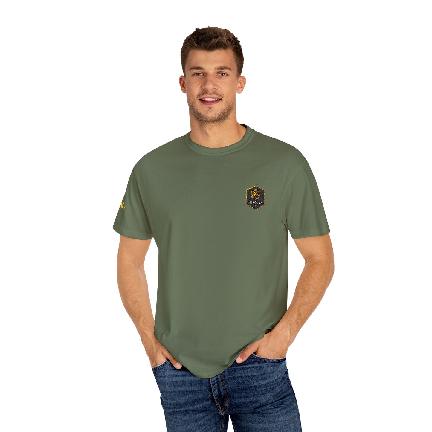 Lion Crest Tee –T-Shirt by NEROLUX DESIGN