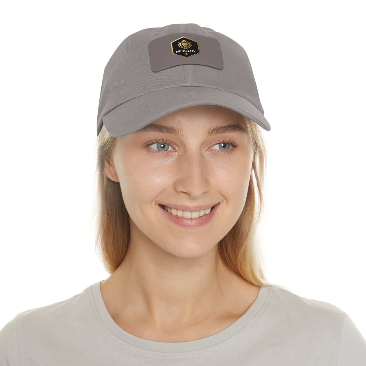 Stylish Dad Hat with Leather Patch - Perfect Gift for Dads designed by nerolux