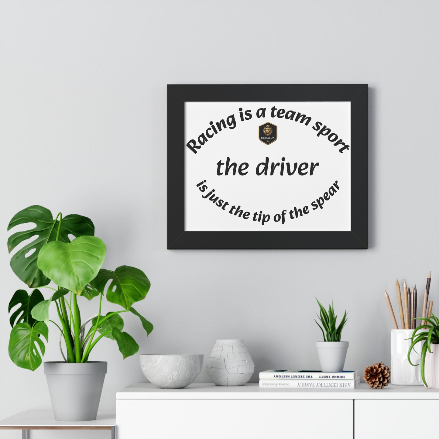 Racing Themed Wall Art, Framed Poster for Car Enthusiasts, Gift for Drivers, Home Decor, Racing Decor, Sports Art, Wall Art Print