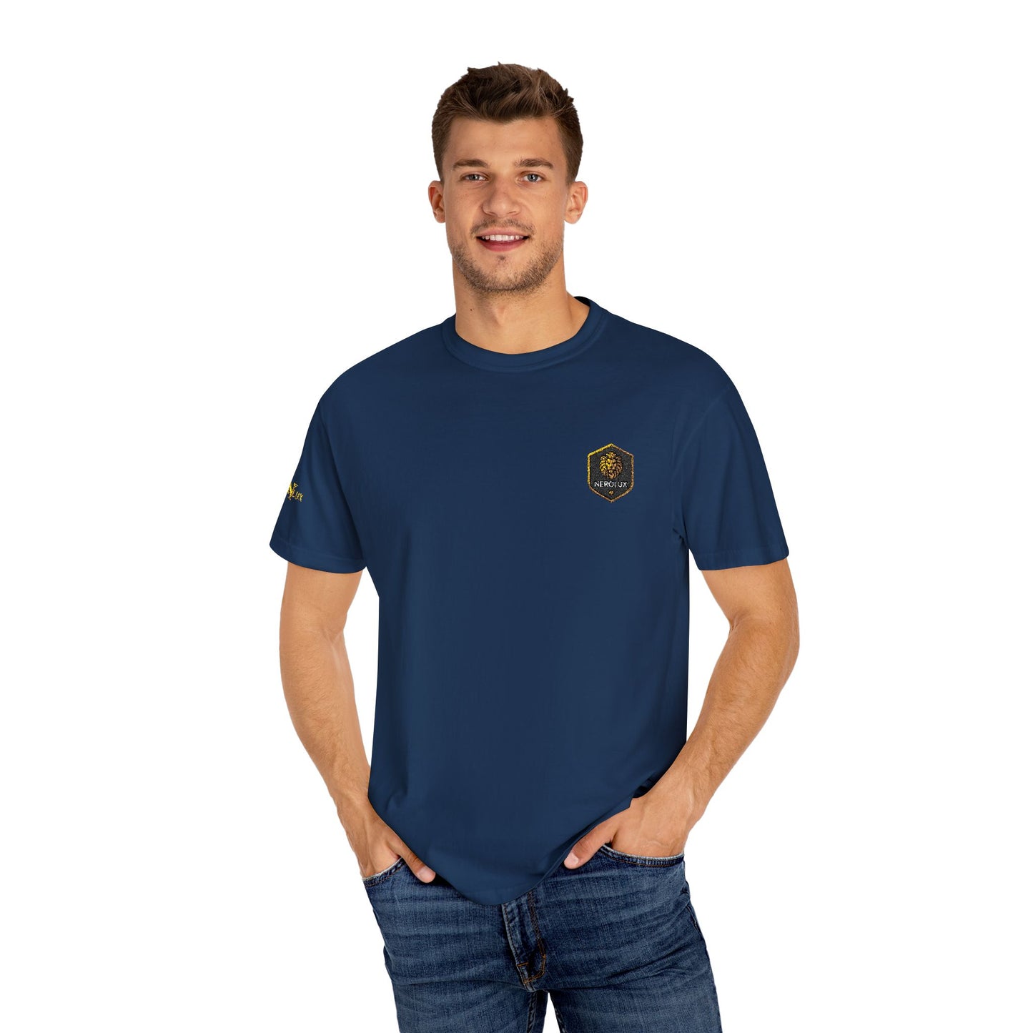 Lion Crest Tee –T-Shirt by NEROLUX DESIGN