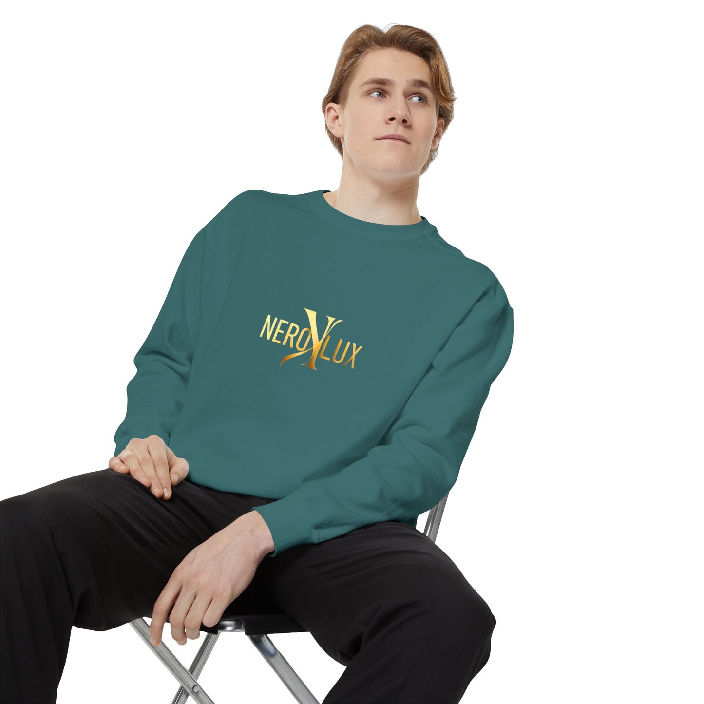 NeroLux Gold Script Sweatshirt
