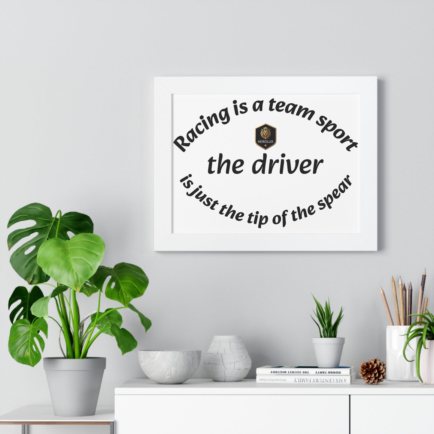 Racing Themed Wall Art, Framed Poster for Car Enthusiasts, Gift for Drivers, Home Decor, Racing Decor, Sports Art, Wall Art Print