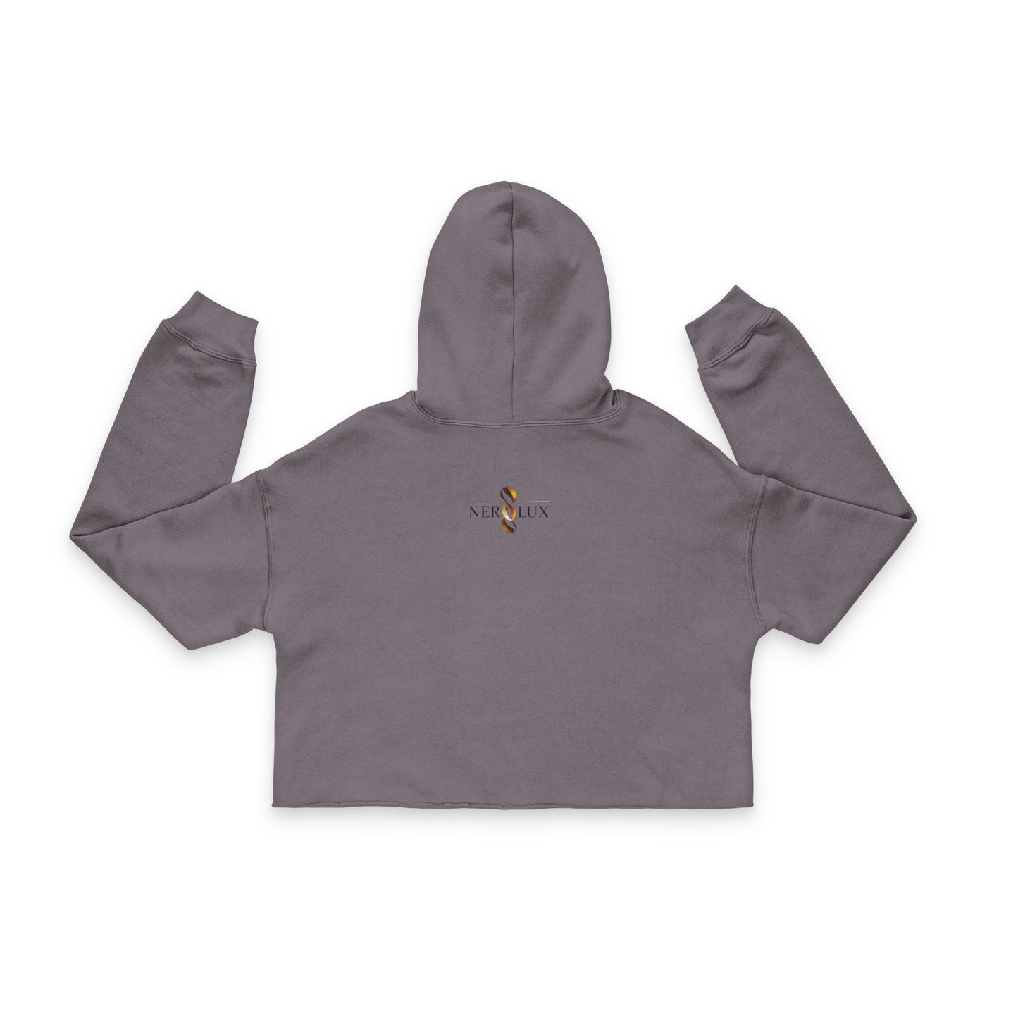Elegant  Women's Crop Top Hoodie-Designed by Nerolux  — 25 years of creative craftsmanship