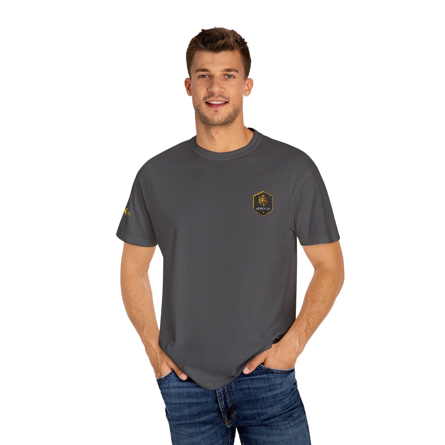 Lion Crest Tee –T-Shirt by NEROLUX DESIGN