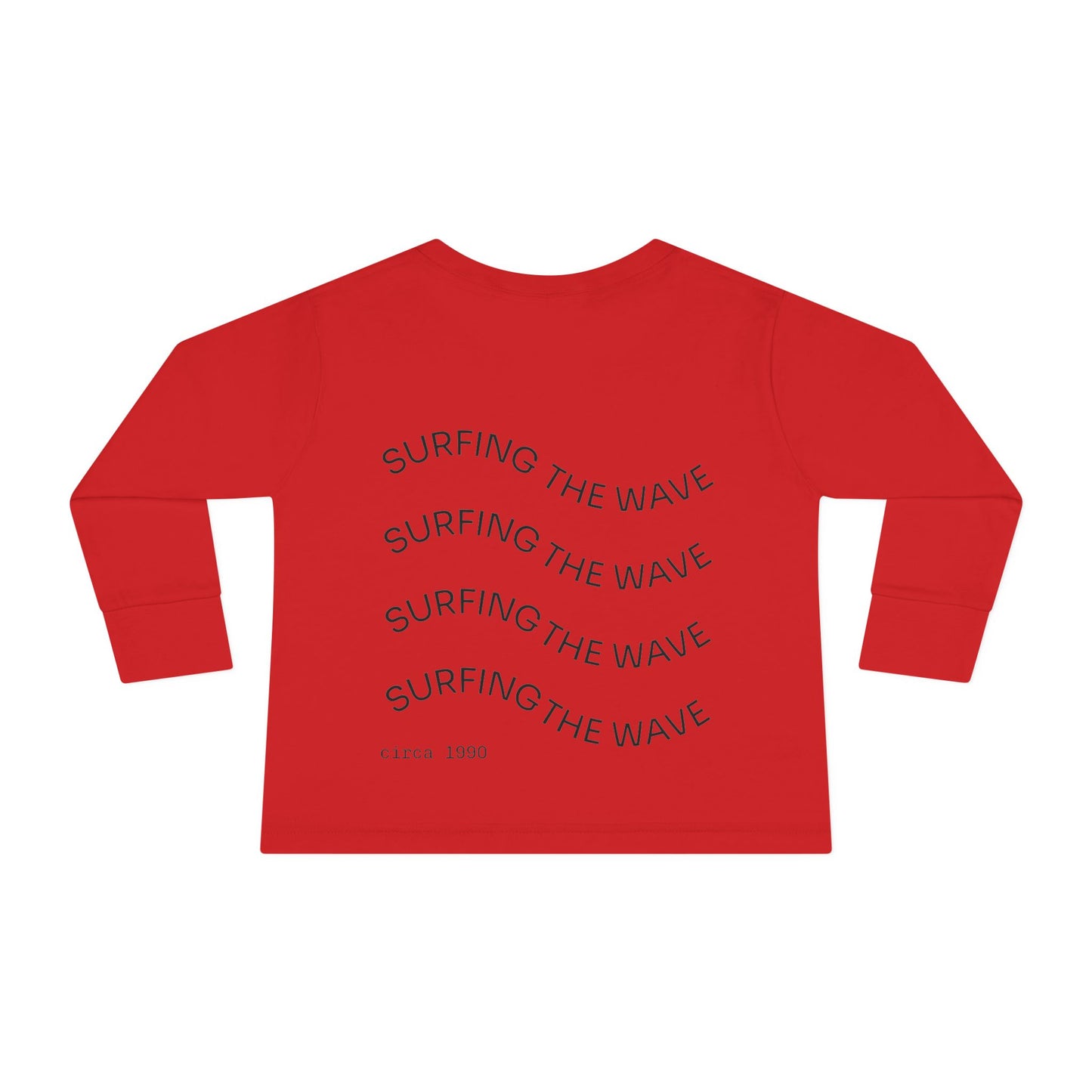 Toddler Long Sleeve Tee - "Battery Never Dies" Cute Shirt for Kids, Motivational Gift, Birthday, Everyday Wear, Playtime Apparel, Unisex Top