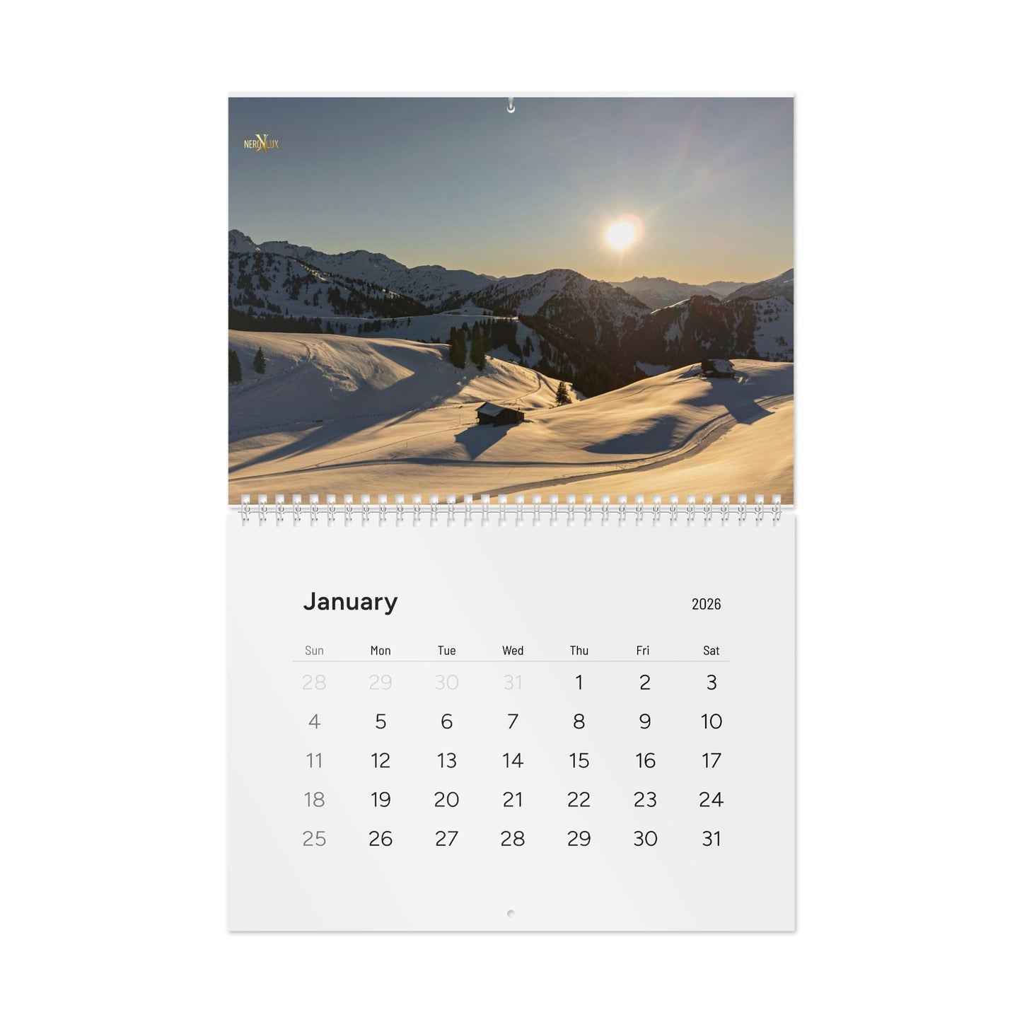 Standard Wall Calendar 2026 | Nature Photography, Monthly Planner, Yearly Organizer, Home & Office Decor