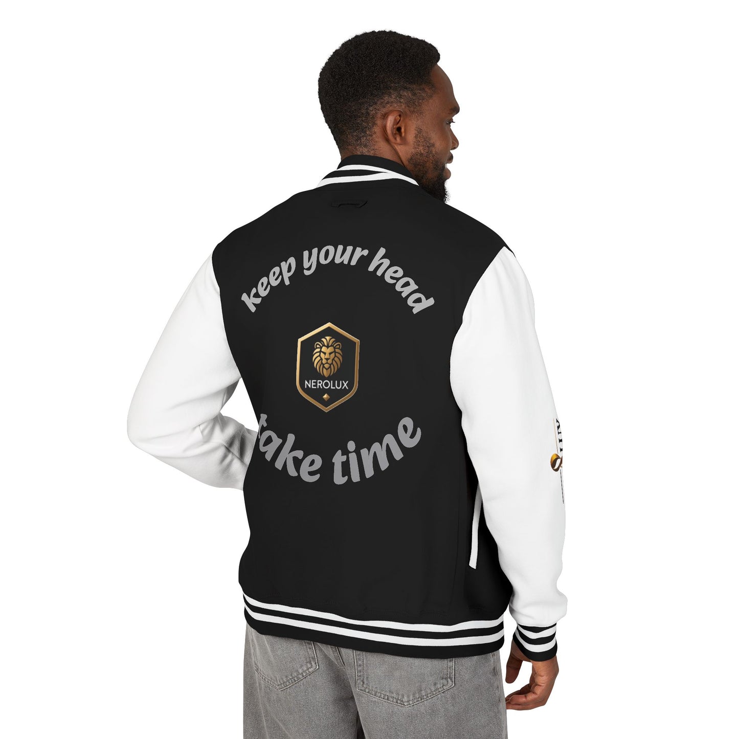 The Letterman Jacket — “Keep Your Head, Take Time” by Nerolux COUTURE