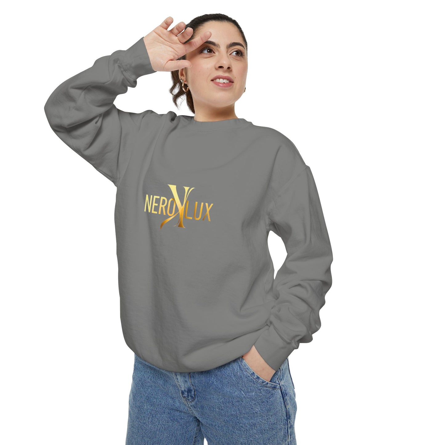 NeroLux Gold Script Sweatshirt