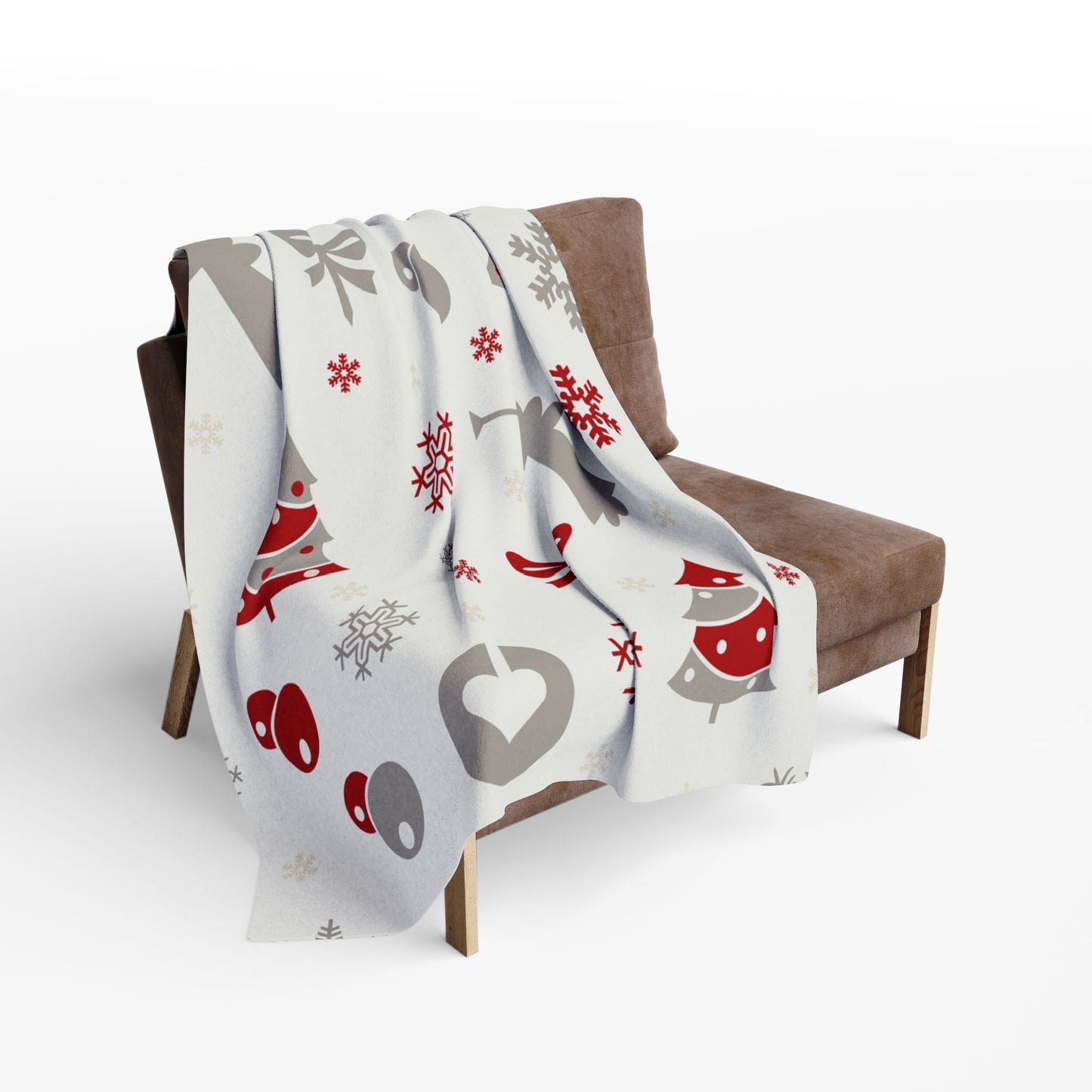 Cozy Holiday Fleece Blanket | Christmas Decor, Snuggle Gift, Winter Warmth, Festive Home Accents, Couch Blanket