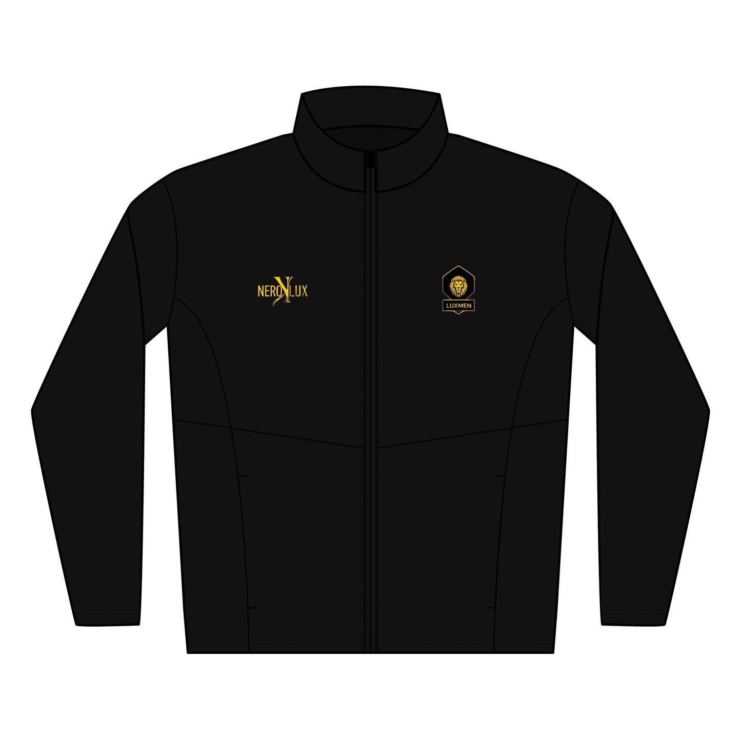 Men's Soft Shell Jacket with Custom Embroidery by NEROLUX DESIGN