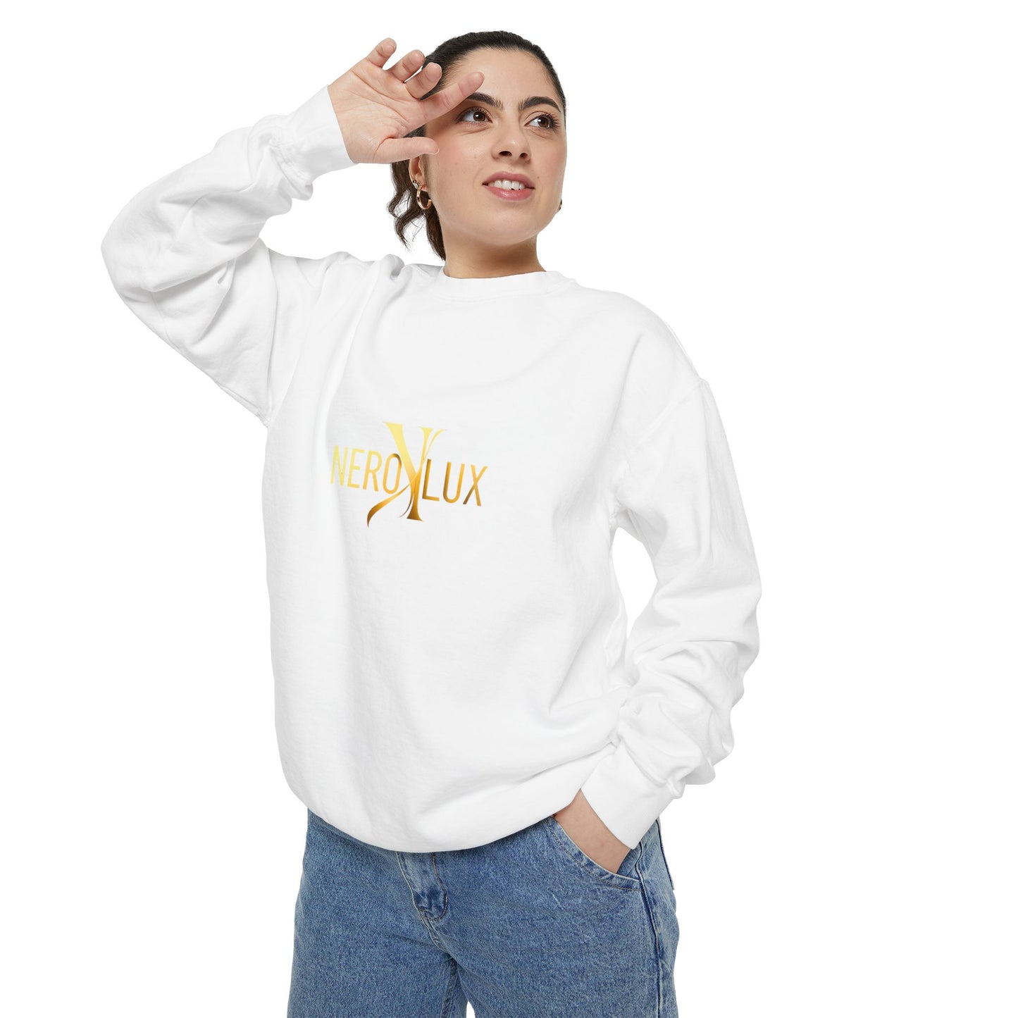 NeroLux Gold Script Sweatshirt