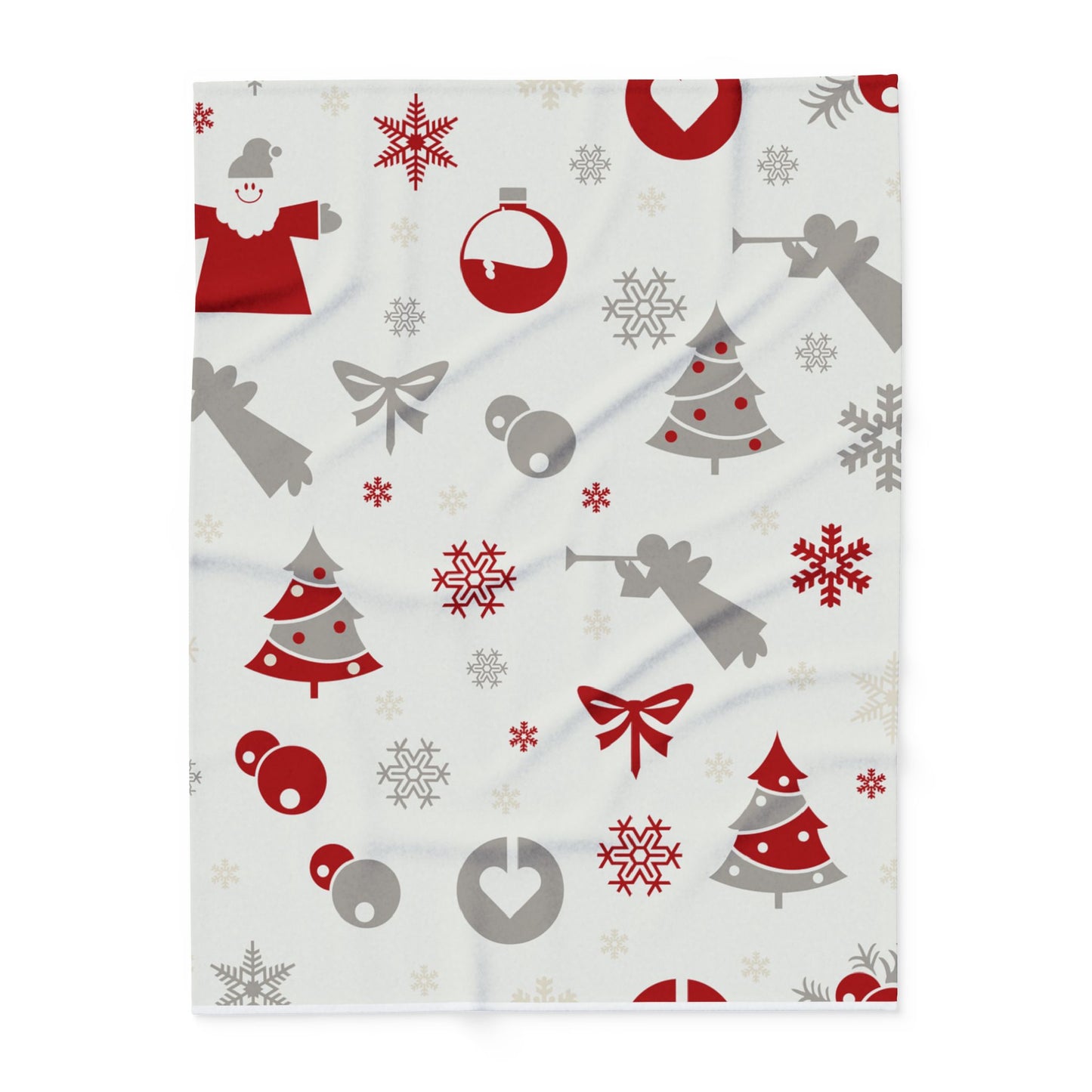 Cozy Holiday Fleece Blanket | Christmas Decor, Snuggle Gift, Winter Warmth, Festive Home Accents, Couch Blanket