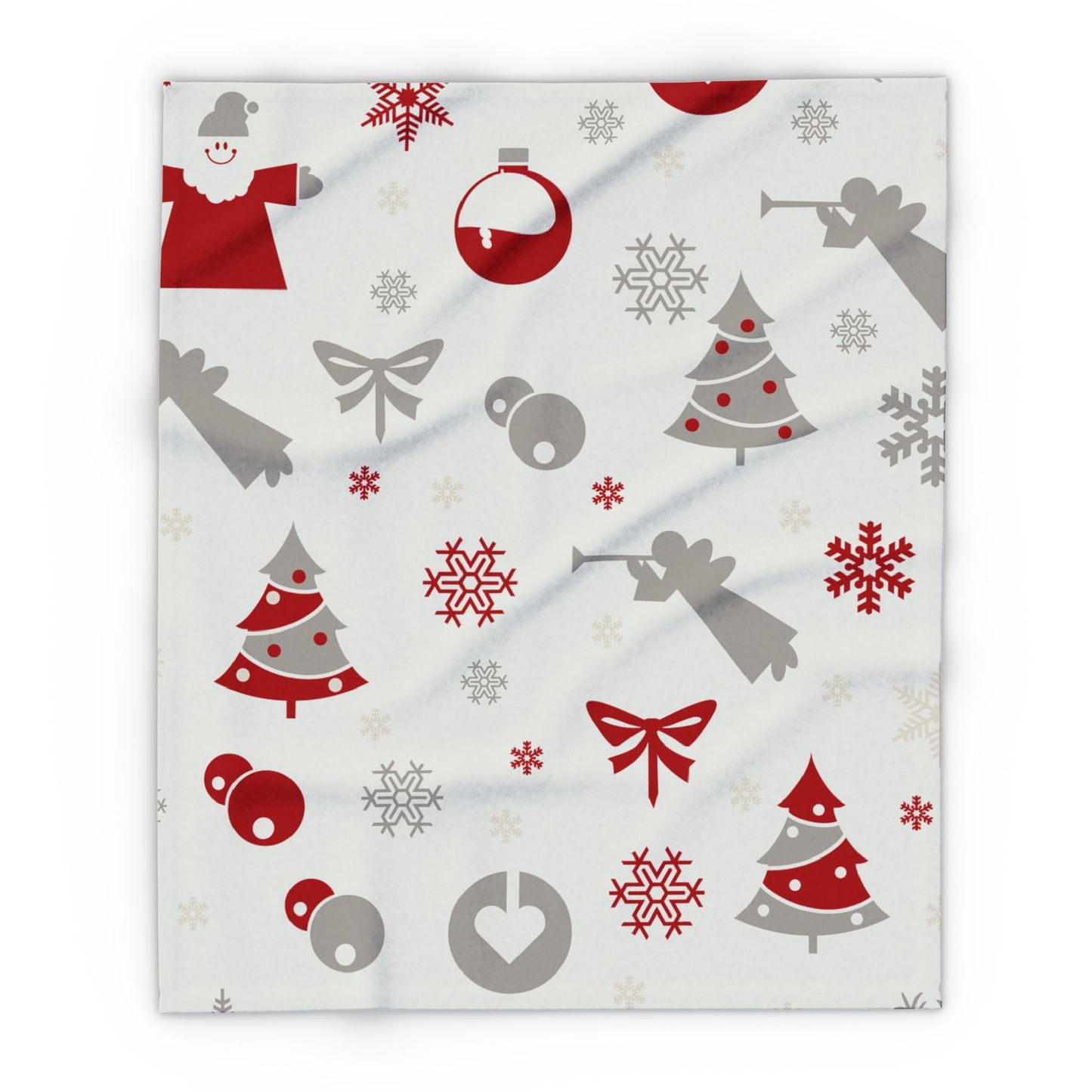 Cozy Holiday Fleece Blanket | Christmas Decor, Snuggle Gift, Winter Warmth, Festive Home Accents, Couch Blanket