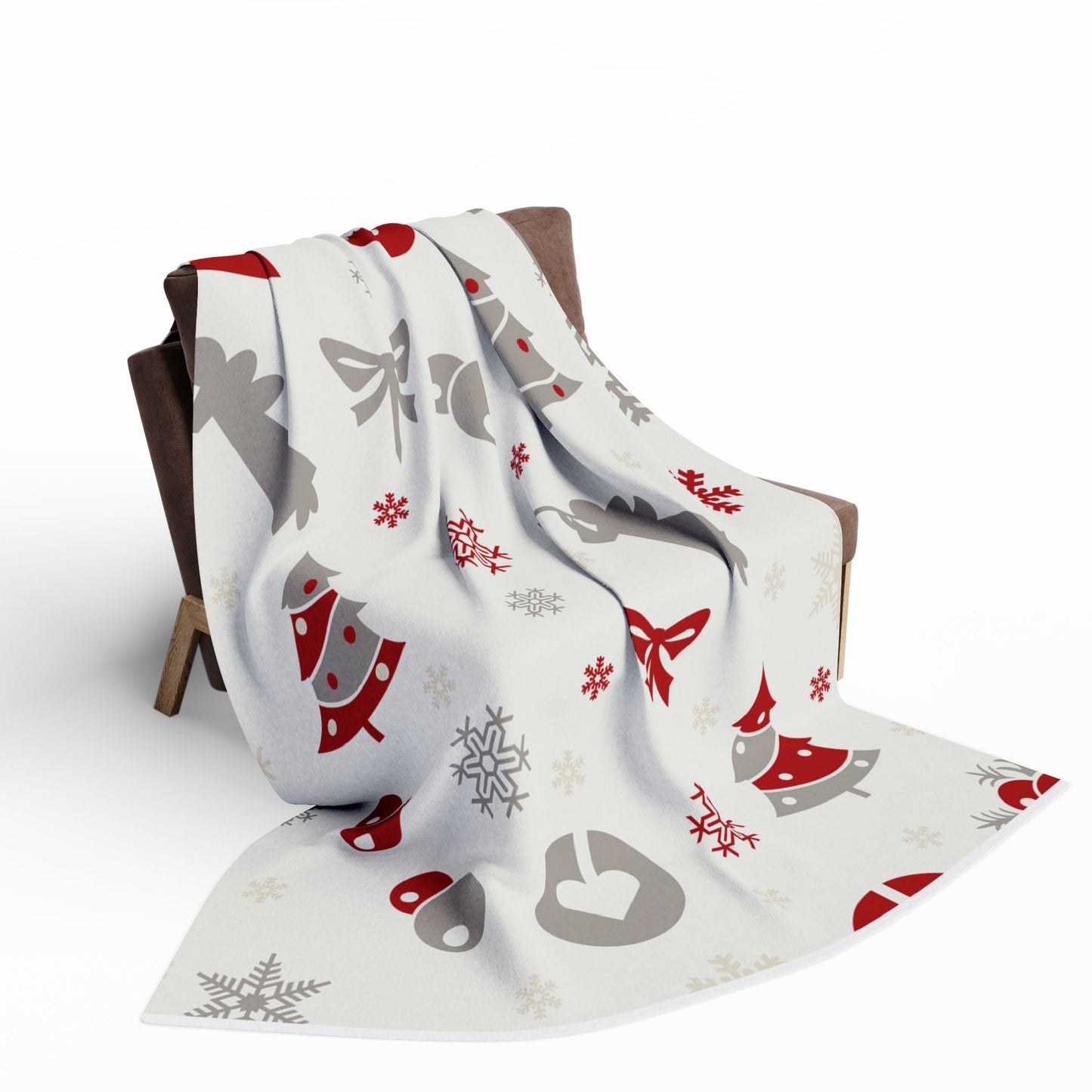 Cozy Holiday Fleece Blanket | Christmas Decor, Snuggle Gift, Winter Warmth, Festive Home Accents, Couch Blanket