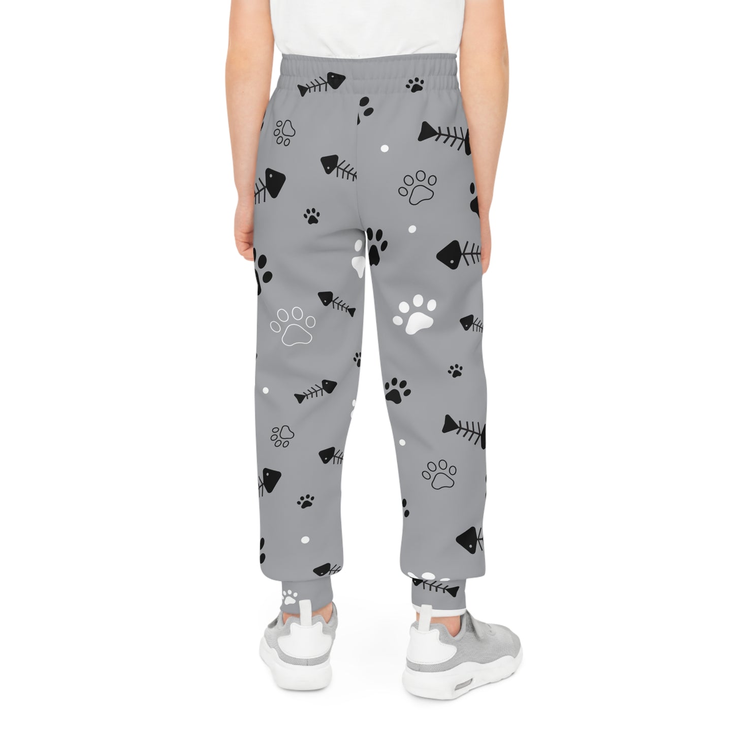 Kids Paw Print Joggers by NEROLUX COUTURE