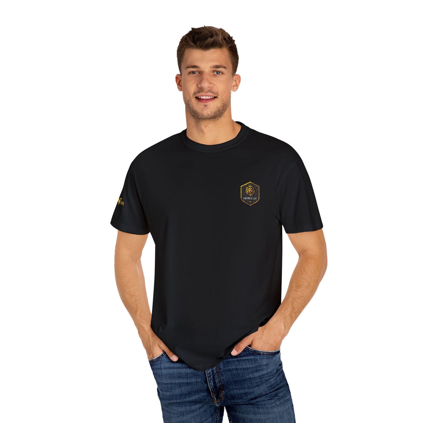 Lion Crest Tee –T-Shirt by NEROLUX DESIGN