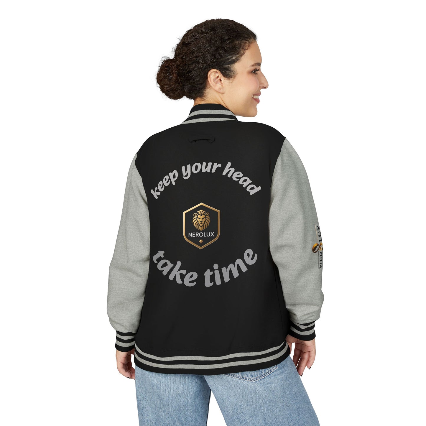 The Letterman Jacket — “Keep Your Head, Take Time” by Nerolux COUTURE