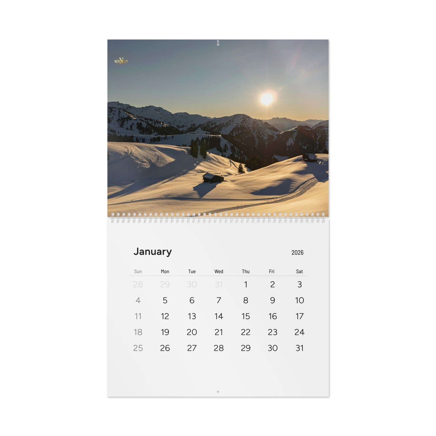 Standard Wall Calendar 2026 | Nature Photography, Monthly Planner, Yearly Organizer, Home & Office Decor