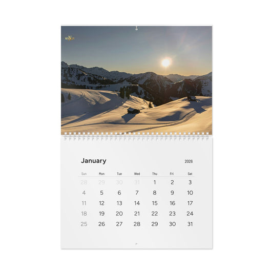 Standard Wall Calendar 2026 | Nature Photography, Monthly Planner, Yearly Organizer, Home & Office Decor