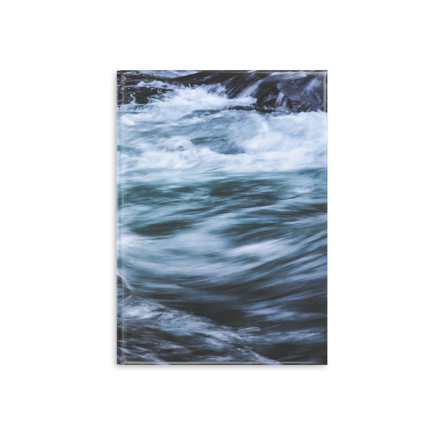 Ocean-Inspired Hardcover Notebook, Nature Journal, Puffy Cover Diary, Water-Themed Sketchbook, Gift for Writers