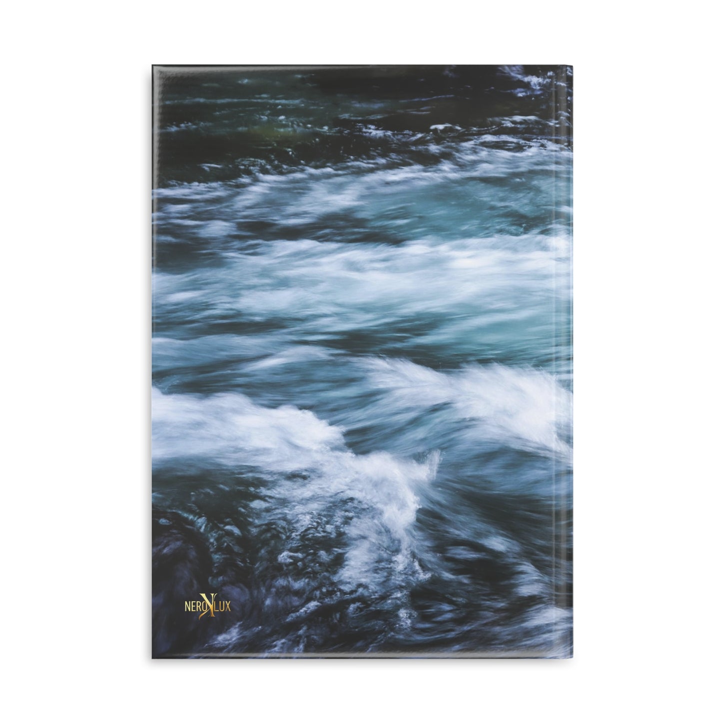 Ocean-Inspired Hardcover Notebook, Nature Journal, Puffy Cover Diary, Water-Themed Sketchbook, Gift for Writers